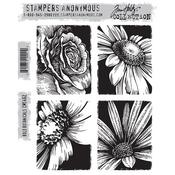 Bold Botanicals Cling Stamp by Tim Holtz - Stampers Anonymous