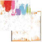 Brushstrokes Paper - Spectrum Gardenia - 49 And Market