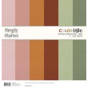Boho Color Vibe Textured Cardstock Kit - Simple Stories