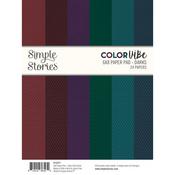 Darks Color Vibe 6x8 Pad - Simple Stories - PRE ORDER