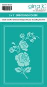 Radiant Roses Embossing Folder - Gina K Designs