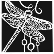 Dragonfly Dance Mini Stencils - The Crafters Workshop