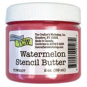 Watermelon Stencil Butter - The Crafter's Workshop