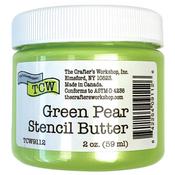 Green Pear Stencil Butter - The Crafter's Workshop
