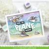 Just Plane Awesome Sentiment Trails Clear Stamps - Lawn Fawn