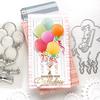 Ribbons & Balloons Stencil - Pinkfresh Studio