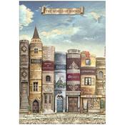 Book World Rice Paper - Vintage Library - Stamperia