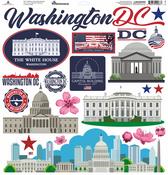 Washington DC 12x12 Sticker - Reminisce