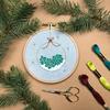 Succulent Ornament Intermediate Embroidery Craft Kit - M Creative J