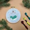 Succulent Ornament Intermediate Embroidery Craft Kit - M Creative J