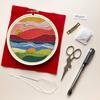 Stained Glass Landscape Embroidery Kit - M Creative J