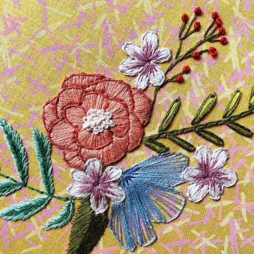 Winter Botanical - Peel, Stick, and Stitch Hand Embroidery