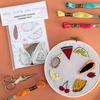 Fruit Peel Stick and Stitch Hand Embroidery Patterns - M Creative J