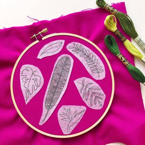 Mcreativej Florals - Peel Stick and Stitch Hand Embroidery Patterns