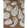 Gourds Peel Stick and Stitch Hand Embroidery Patterns - M Creative J