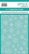 Snowflakes Embossing Folder - Gina K Designs