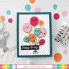 Outlined Balloons Die - Waffle Flower Crafts