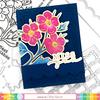 Sketched Hawthorn Coloring Stencil - Waffle Flower Crafts