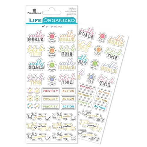 Creative Journaling Goals Planner Stickers - Paper House Productions -  Stickers