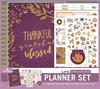 Undated Thankful Grateful Blessed Mini Weekly Planner Set - Paper House Productions