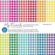 Houndstooth Brights Paper Pad - My Favorite Things