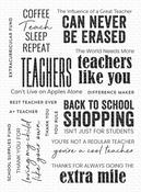 Teach, Sleep, Repeat Stamp Set - My Favorite Things