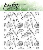 Dancing in the Rain Stamp Set - Picket Fence Studios