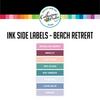 Beach Retreat Ink Pad Side Labels - Catherine Pooler