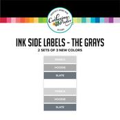 The Three New Grays Ink Pad Side Labels - Catherine Pooler