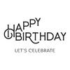 Happy Birthday Celebrate BetterPress Press Plate - Spellbinders