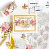 Garden Bouquet Stamp - Pinkfresh Studio