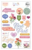 Garden Bouquet Puffy Stickers - Pinkfresh Studio