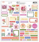 Garden Bouquet Cardstock Stickers - Pinkfresh Studio