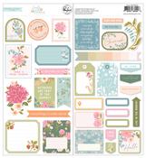 Lovely Blooms Cardstock Stickers - Pinkfresh Studio