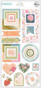 Lovely Blooms Chipboard Stickers - Pinkfresh Studio