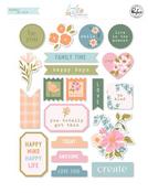 Lovely Blooms Fabric Ephemera - Pinkfresh Studio