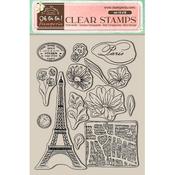 Tour Eiffel Stamp Set - Create Happiness Oh La La - Stamperia