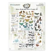Wings Rub-ons - Vintage Artistry Nature Study - 49 and Market
