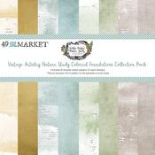 Vintage Artistry Nature Study Foundations 12x12 Collection Pack - 49 and Market - PRE ORDER