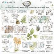 Sentiments Rub-ons - Vintage Artistry Nature Study - 49 and Market
