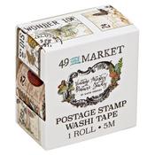 Vintage Artistry Nature Study Postage Washi Tape - 49 and Market