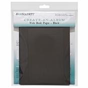 Black Create-An-Album Wide Book Pages - 49 and Market - PRE ORDER