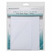 White Create-An-Album Wide Book Pages - 49 and Market - PRE ORDER