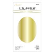 Essential Glimmer Solid Oval Glimmer Hot Foil Plate - Spellbinders