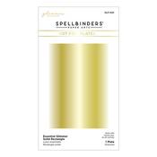 Essential Glimmer Solid Rectangle Glimmer Hot Foil Plate - Spellbinders
