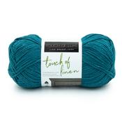 Peacock - Lion Brand Touch of Linen Yarn