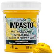Cadmium Yellow Hue - Decoart Impasto Paint 4oz