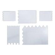 Clear Texture Cards - DecoArt Impasto Paint Accessories 5/Pkg