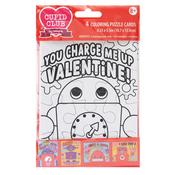 Robot - Colorbok Cupid Club Color Your Own Puzzle Card Kit