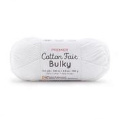 White - Premier Yarns Cotton Fair Bulky Yarn - Solid